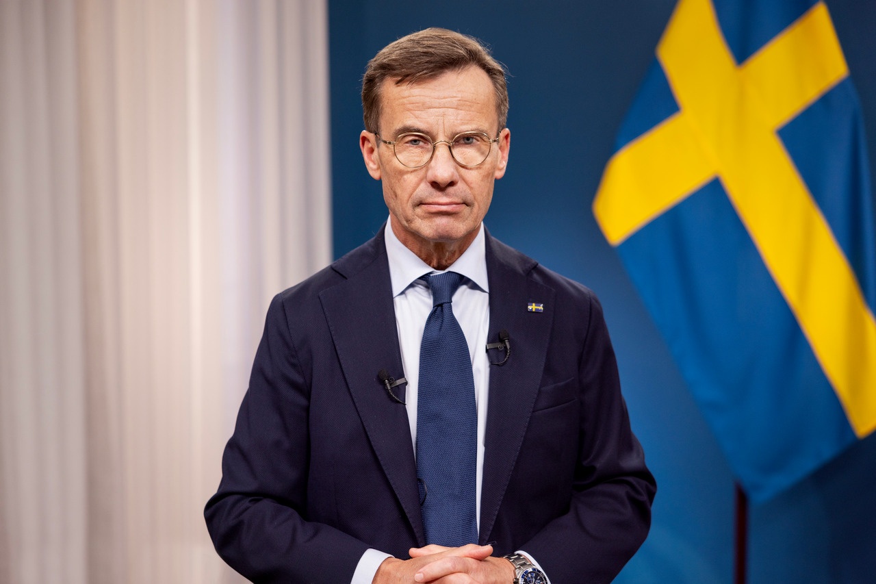 Премьер-министр Ульф Кристерссон в обращении к нации признал «безответственную иммиграционную политику своего правительства», 29 сентября 2023 г.