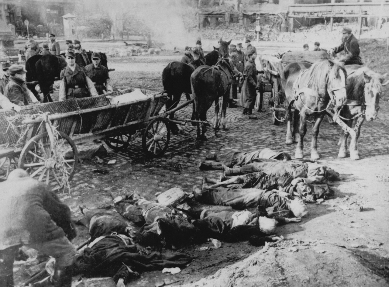 Жертвы бомбардировки Дрездена, 20 февраля1945 г.