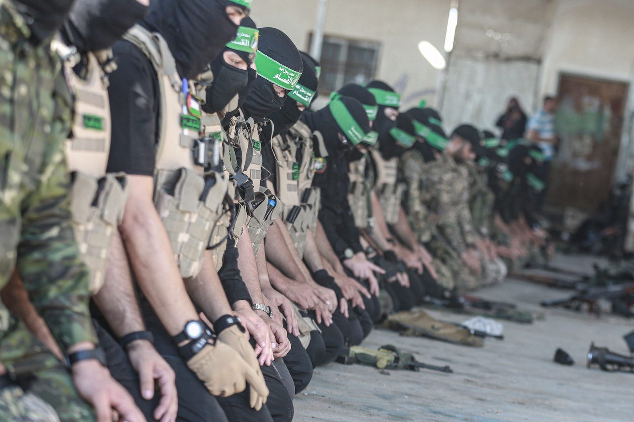 Члены «Бригад Изз ад-Дин аль-Кассам», военного крыла ХАМАС.