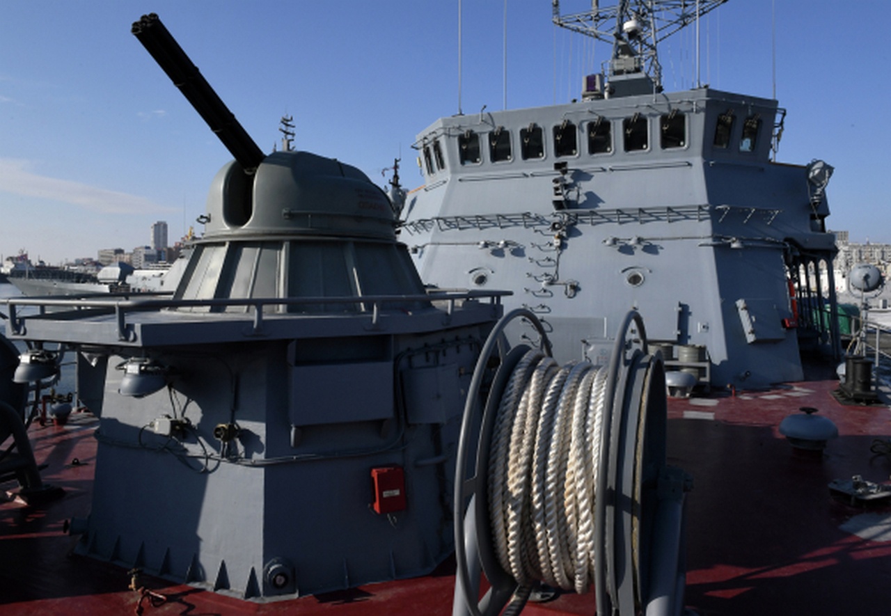 На корабли серии 12700 устанавливают артиллерийский автомат АК-306.
