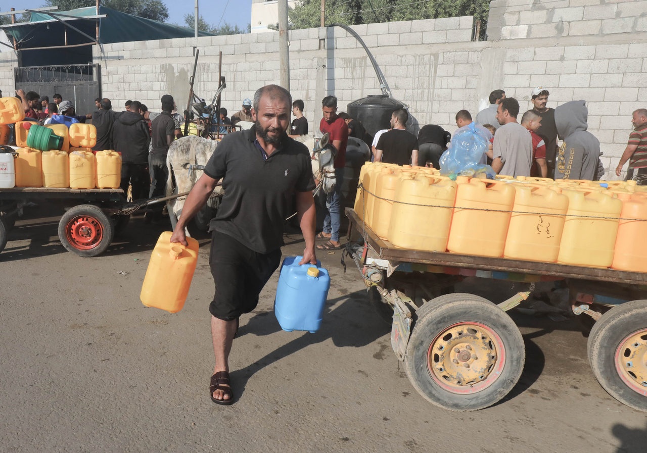 В секторе Газа - дефицит воды.