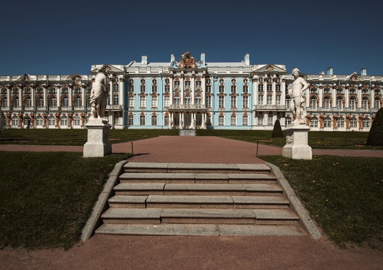 Екатерининский дворец в императорской резиденции «Царское село».