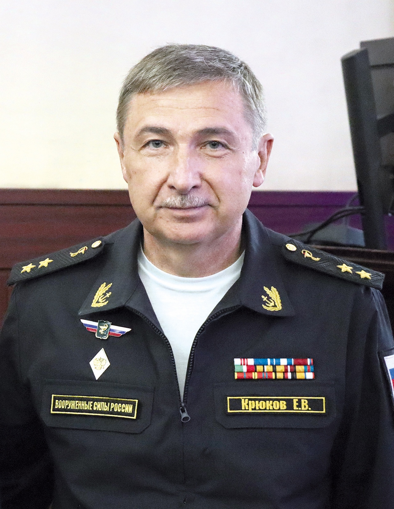 Начальник Военно-медицинской академии генерал-лейтенант медицинской службы Евгений Крюков.