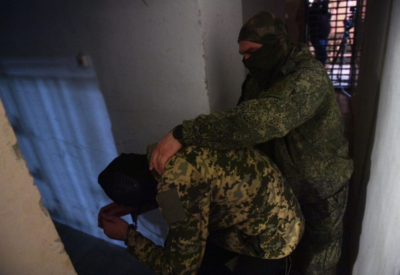 Украинский военнопленный на Запорожском направлении в зоне проведения специальной военной операции.