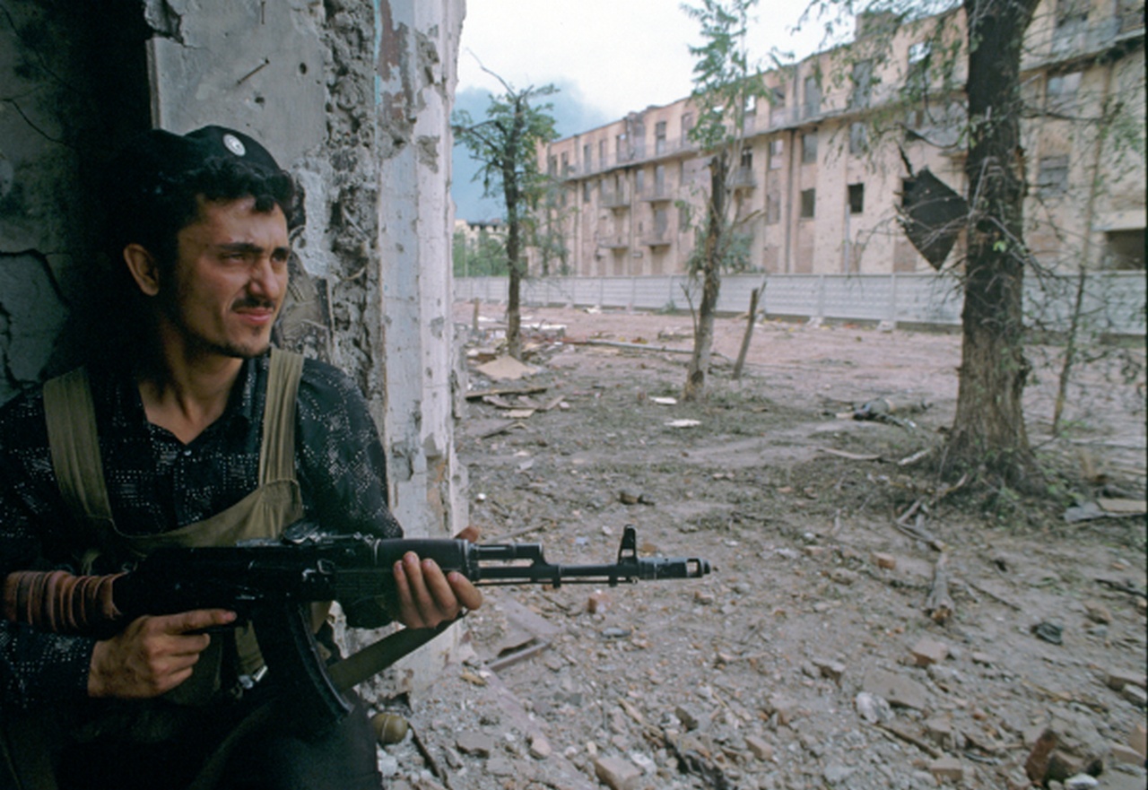 Боевые действия в Грозном, август 1996 года.