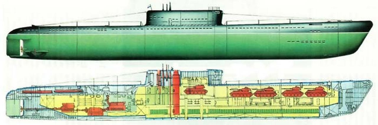 Подводная лодка проекта 626.