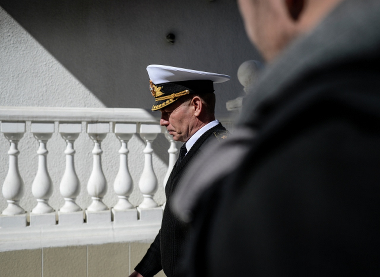 Главнокомандующий Военно-морскими силами Украины Сергей Гайдук, март 2014 г.