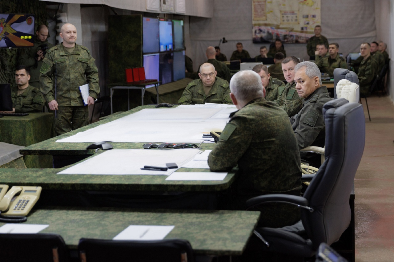 Министр обороны РФ в штабе группировки войск «Центр».