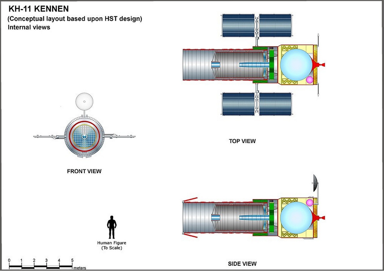 Эскизный проект спутника KH-11.