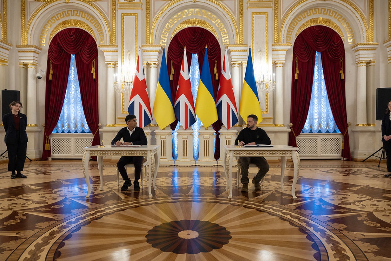 Первой двустороннее соглашение с Киевом о сотрудничестве в сфере безопасности заключила Великобритания, 12 января 2024 г.
