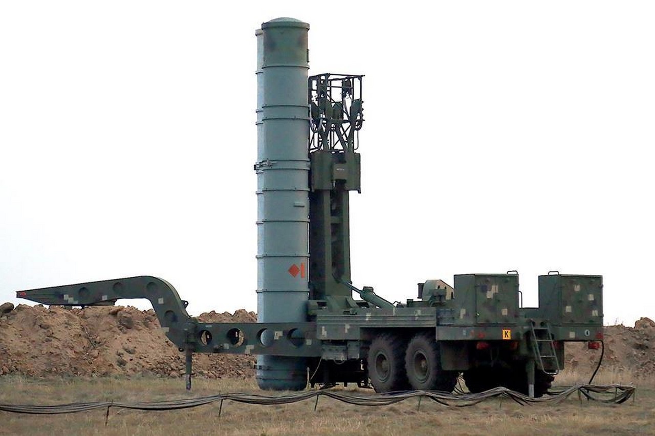 Пусковая установка ЗРК С-300 украинских ПВО, 2018 г.