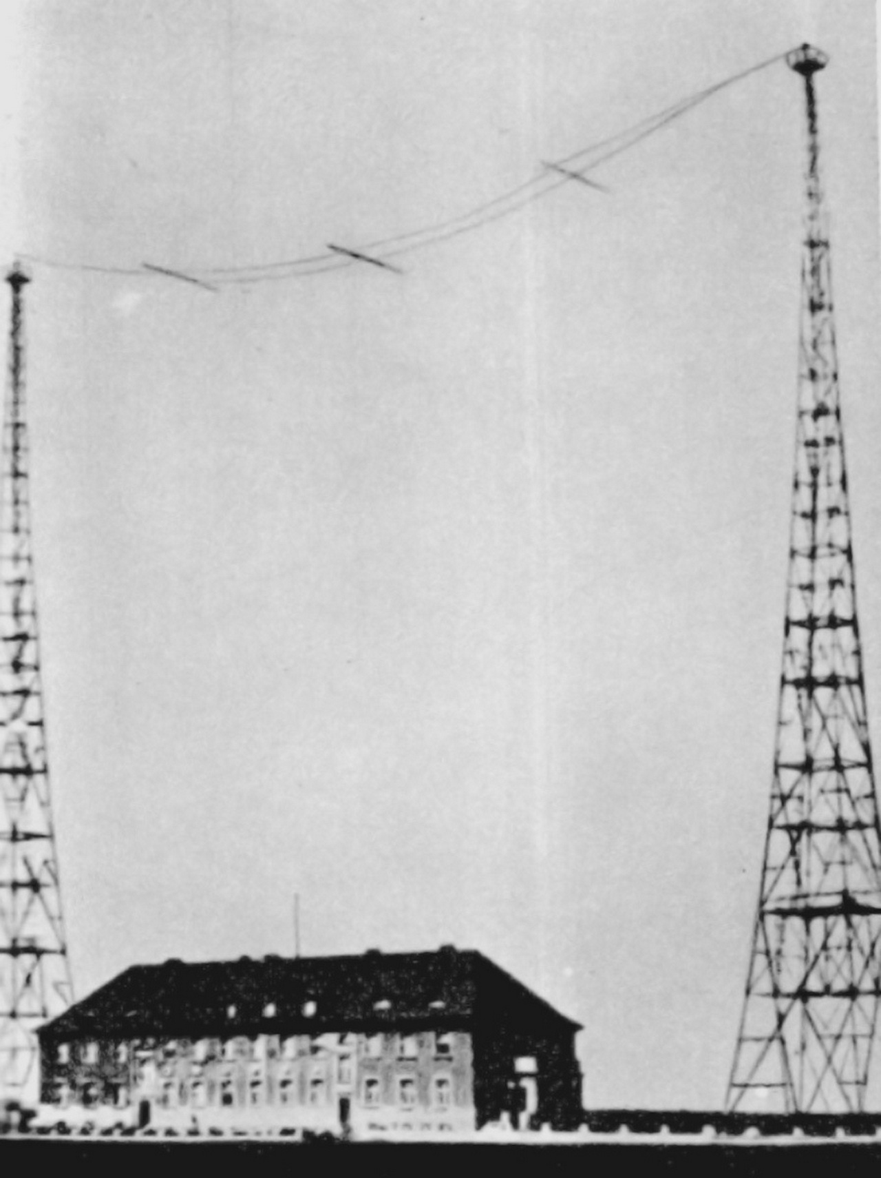 Радиостанция в немецком городе Глейвиц в 1939 г.