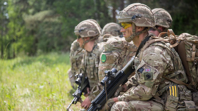 Британские солдаты в составе НАТО