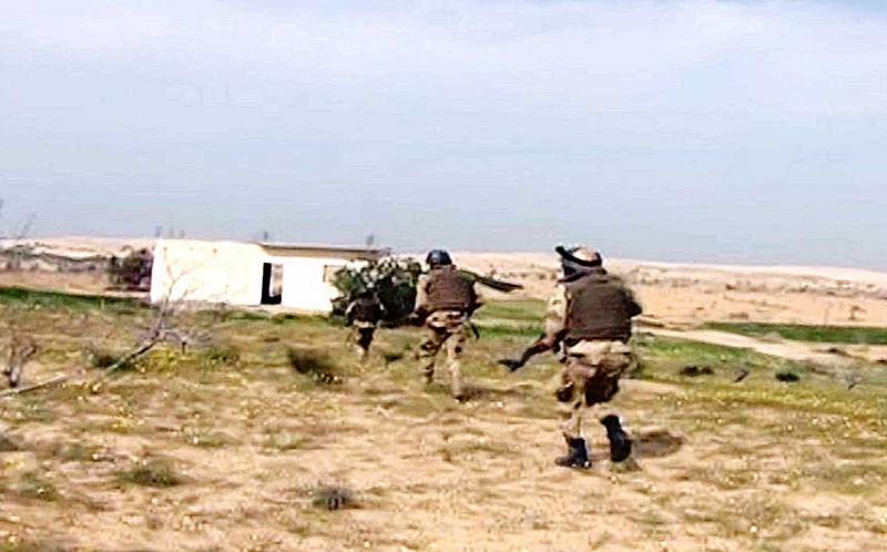 Армия принимает участие в операции против боевиков