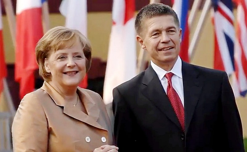Ангела Меркель со своим мужем ученым-химиком Иоахимом Зауэром