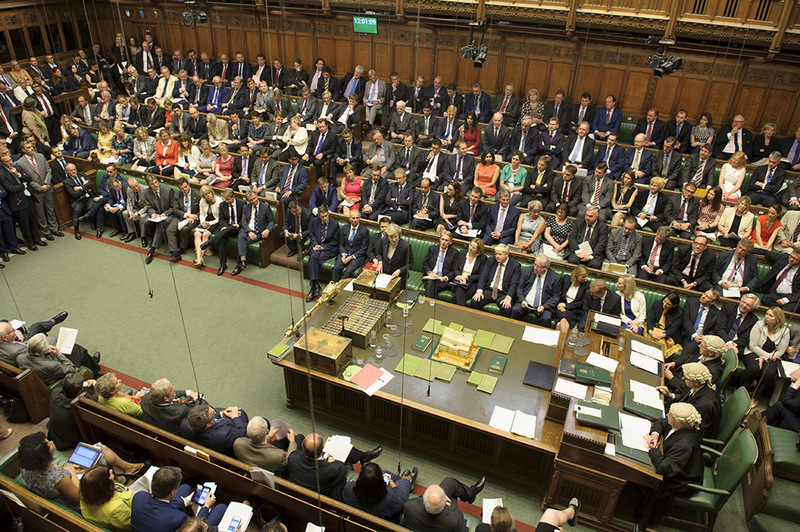 Заседание британского парламента