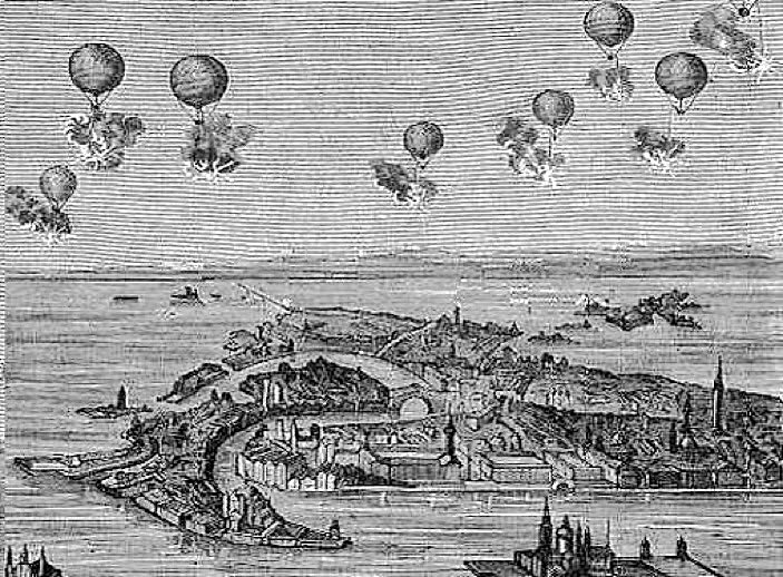 Аэростаты при осаде Венеции 1849 года