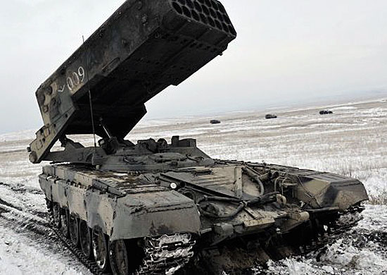 В Самарской области прошли тренировки подразделений ТОС-1А «Солнцепек» В Самарской области прошли тренировки подразделений ТОС-1А «Солнцепек»