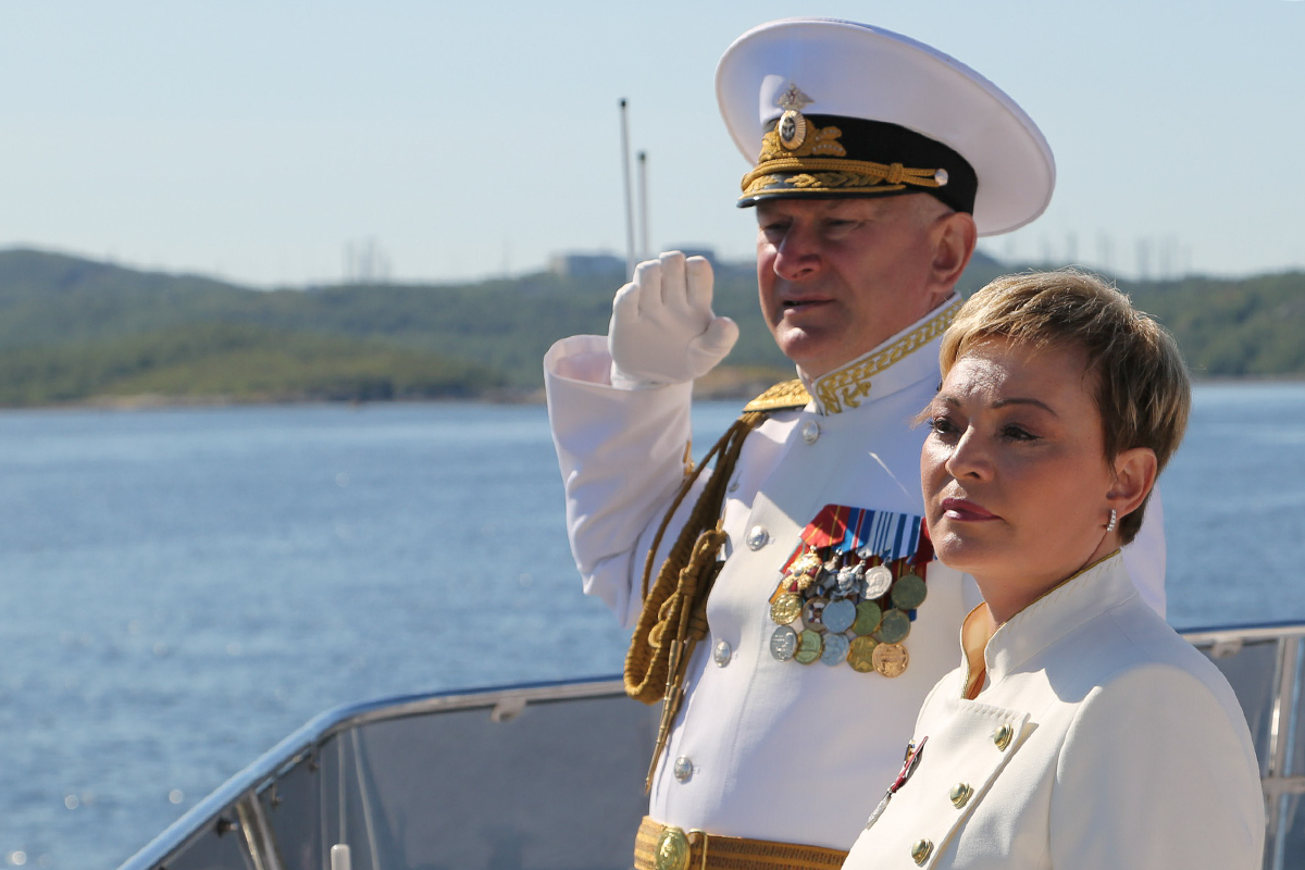 Командующий Северным флотом поздравил североморцев с Днем ВМФ с борта атомного подводного ракетоносца «Дмитрий Донской» Командующий Северным флотом поздравил североморцев с Днем ВМФ с борта атомного подводного ракетоносца «Дмитрий Донской»
