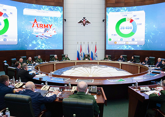 Министр обороны провел заседание Оргкомитета по подготовке Международного военно-технического форума «Армия-2019» Министр обороны провел заседание Оргкомитета по подготовке Международного военно-технического форума «Армия-2019»