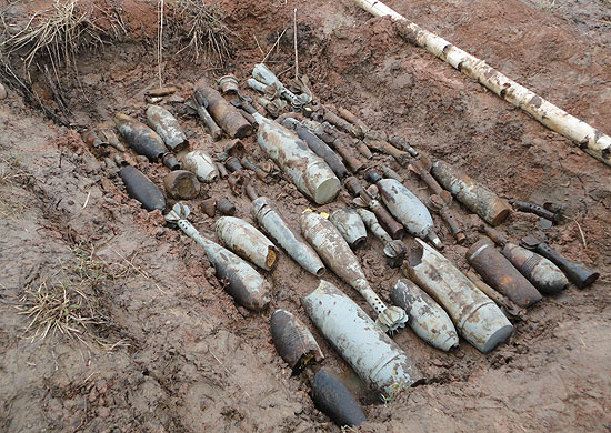 Саперы ЗВО вывезли для уничтожения 53 боеприпаса времен войны, обнаруженных в Санкт-Петербурге Саперы ЗВО вывезли для уничтожения 53 боеприпаса времен войны, обнаруженных в Санкт-Петербурге