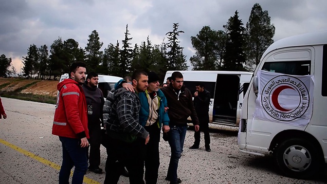 Обмен пленными прошел в Сирии при поддержке военных РФ, Ирана и Турции Обмен пленными прошел в Сирии при поддержке военных РФ, Ирана и Турции