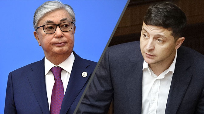 Зеленский пригласил Токаева посетить Украину Зеленский пригласил Токаева посетить Украину