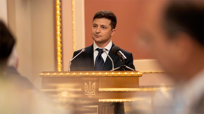 Зеленский назвал условия для проведения выборов в Донбассе Зеленский назвал условия для проведения выборов в Донбассе