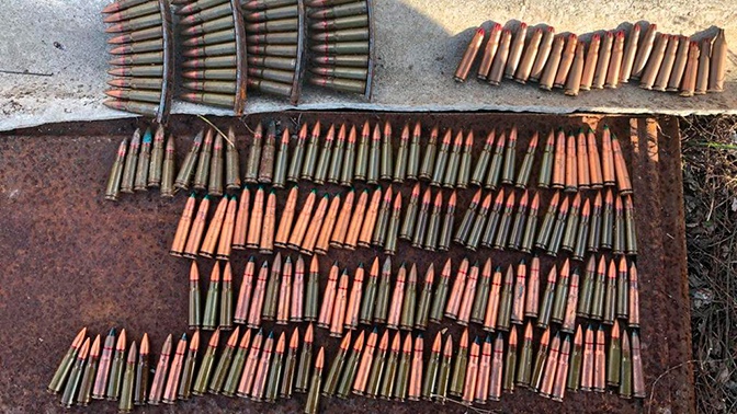 В Крыму обнаружен схрон боеприпасов В Крыму обнаружен схрон боеприпасов