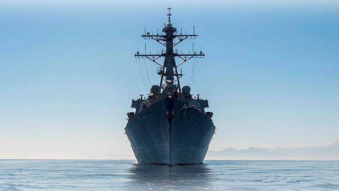 В США объяснили заход эсминца в Черное море В США объяснили заход эсминца в Черное море