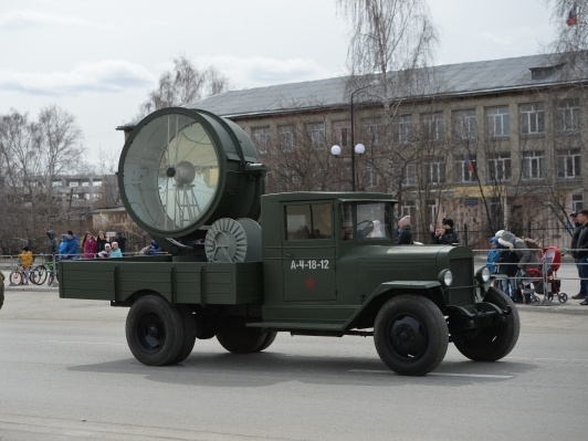 ЗИС-5 с прожекторной установкой. Парад Парад Победы в Верхней Пышме, 2019 год ЗИС-5 с прожекторной установкой. Парад Парад Победы в Верхней Пышме, 2019 год