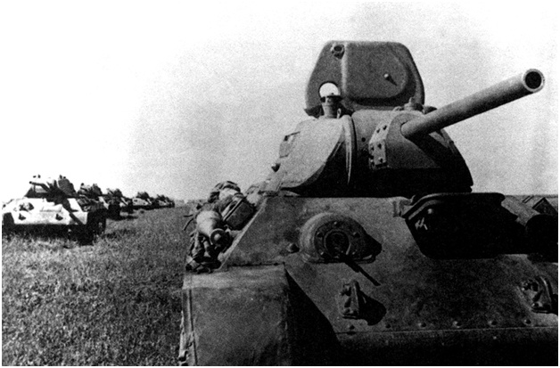 Танки Т-34. Лето 1941 года.