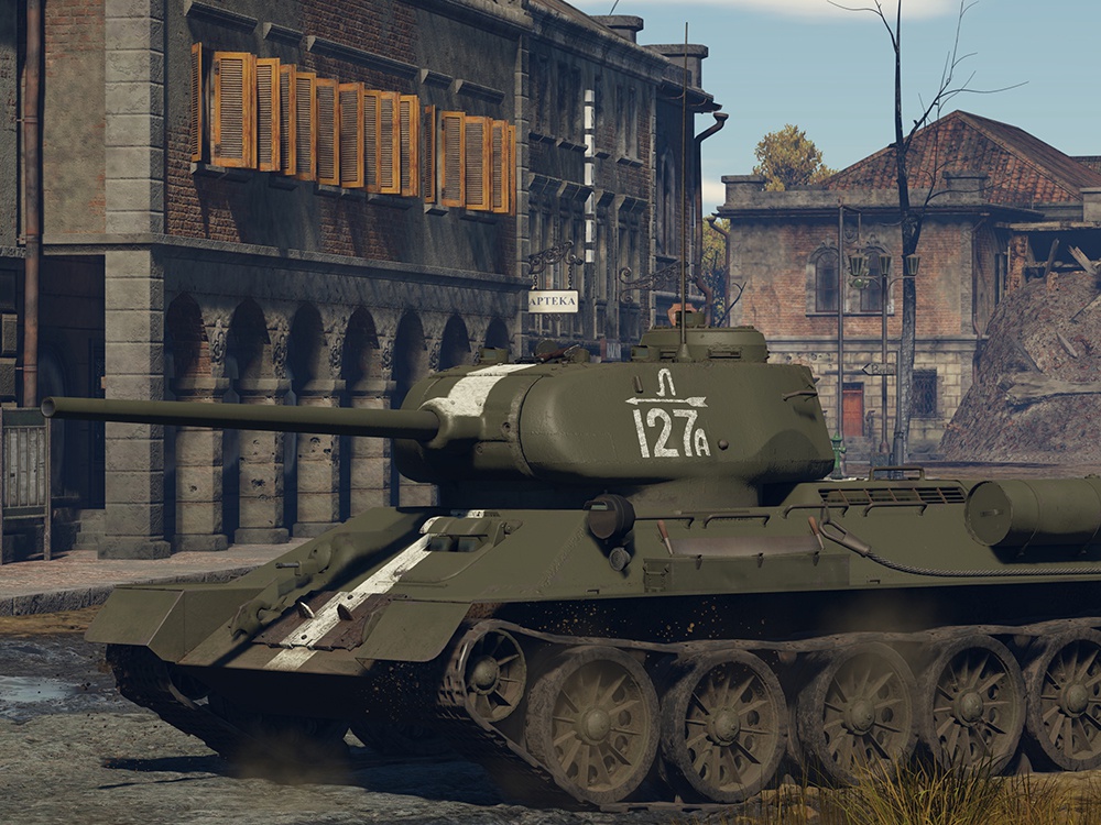 Т-34-85 №Л127А 4-я Гвардейская танковая бригада, Литва, осень 1944 года Т-34-85 №Л127А 4-я Гвардейская танковая бригада, Литва, осень 1944 года