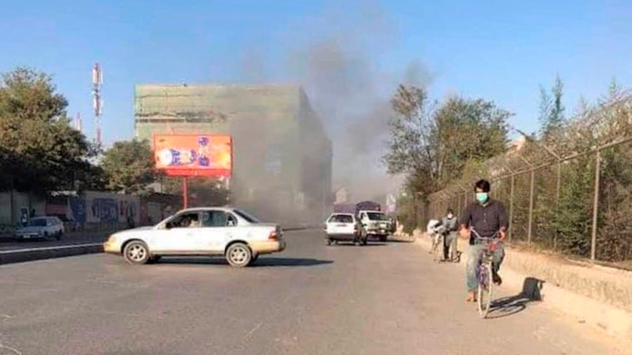 Мощный взрыв прогремел у штаба пограничной полиции в Кабуле