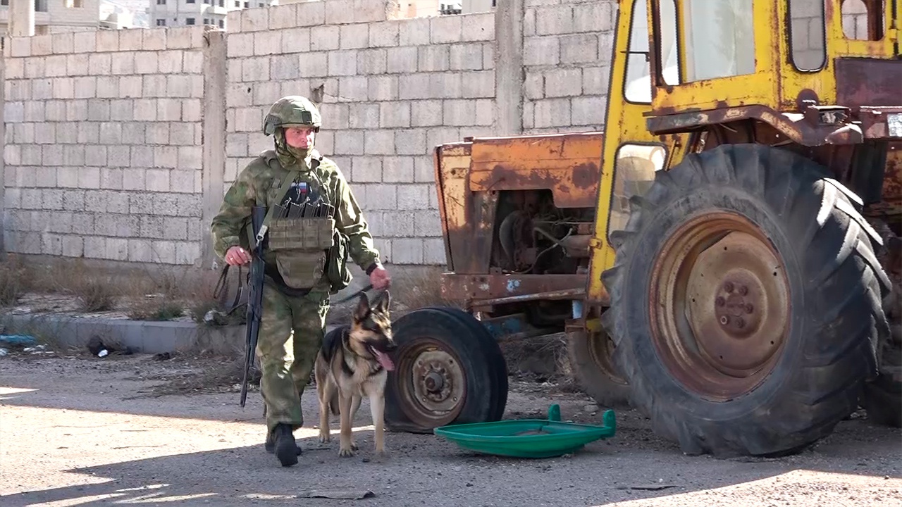 Гуманитарная акция под охраной: военнослужащие РФ раздали продукты жителям сирийской Шахбы