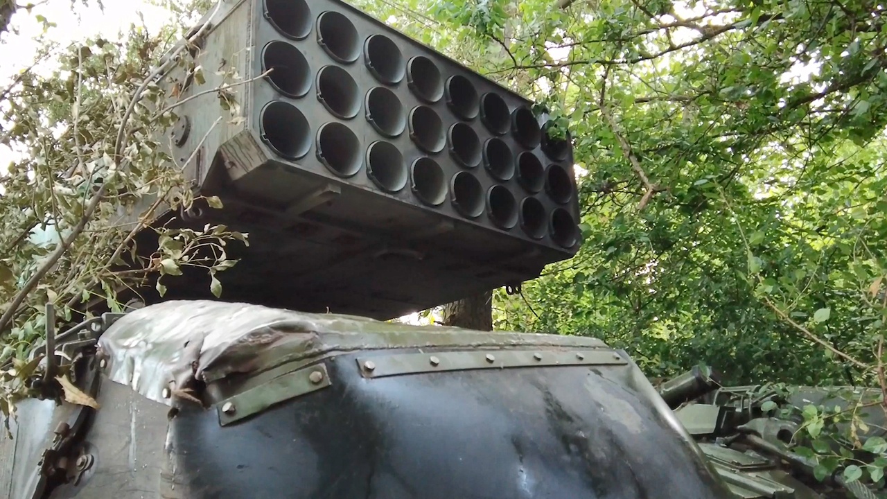 Расчет «Солнцепека» уничтожил термобарическими снарядами украинских боевиков