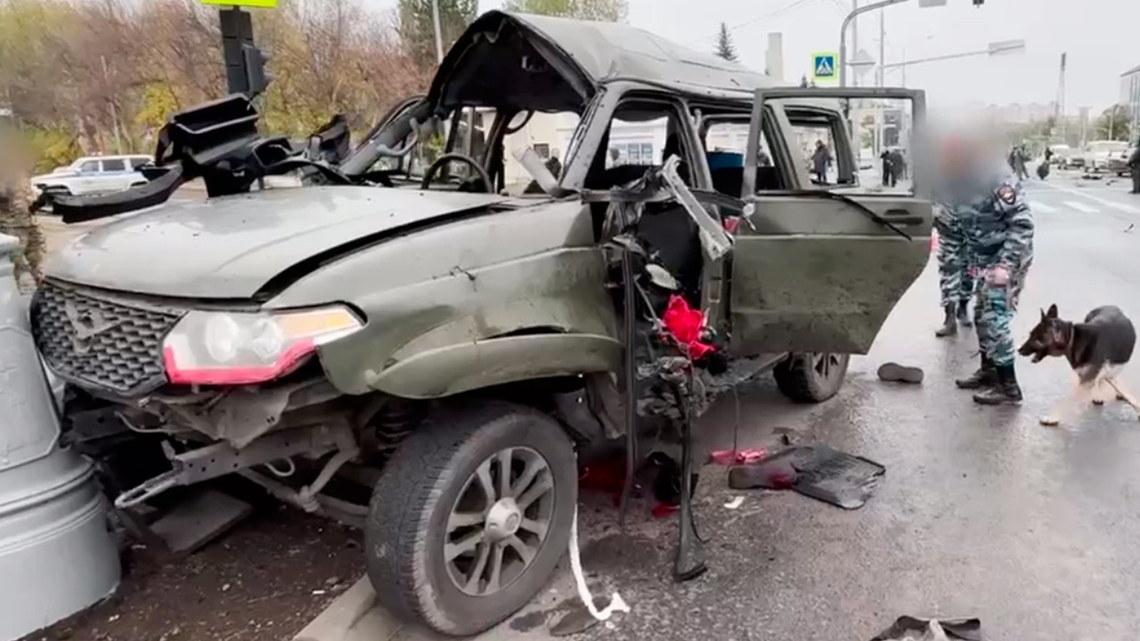 В Луганске взорвался автомобиль, один человек погиб