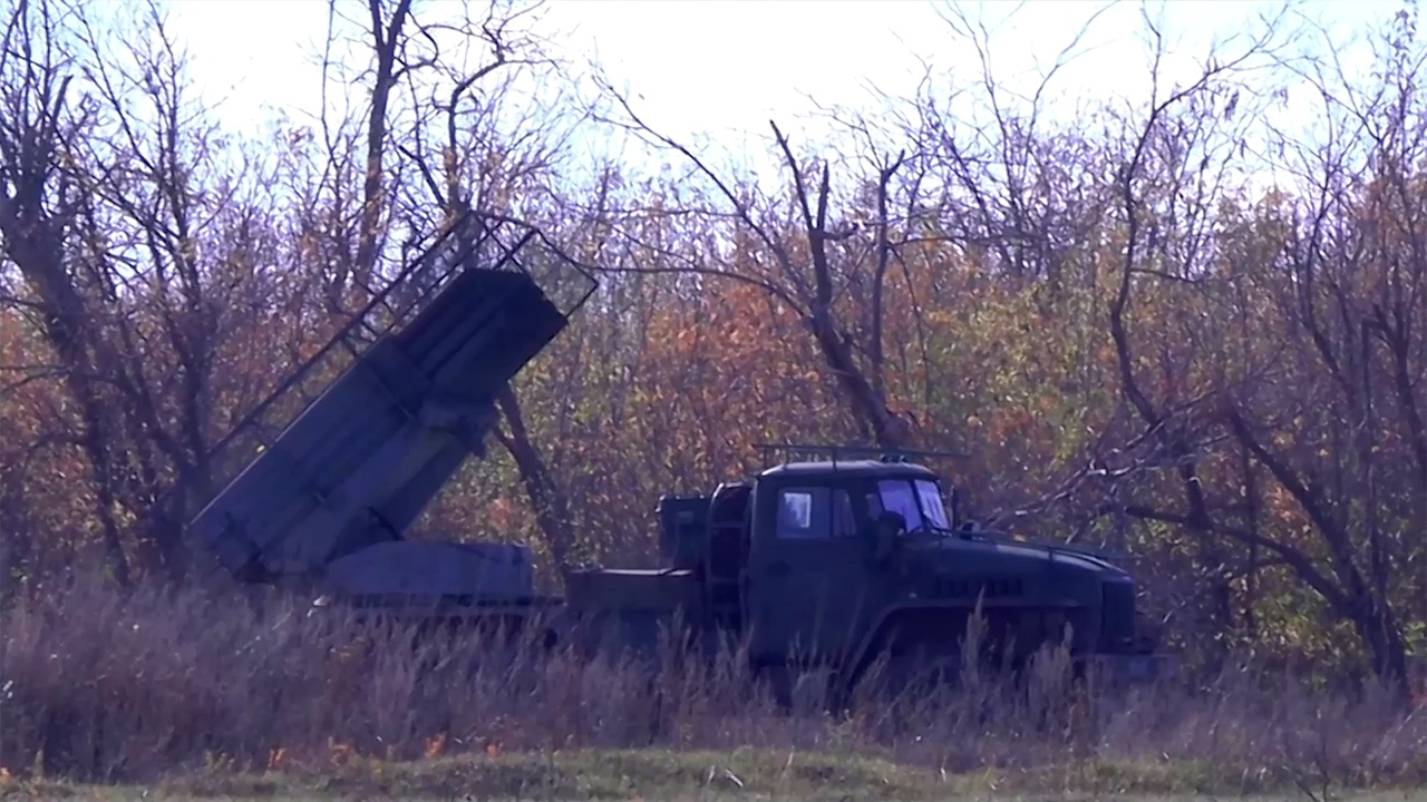 «Грады» уничтожили склад боеприпасов ВСУ на Донецком направлении