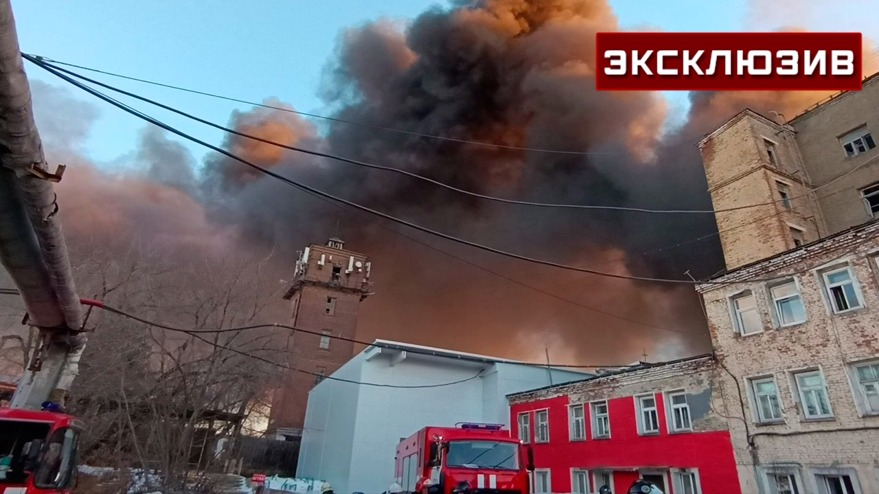 Названа возможная причина пожара на производстве в Екатеринбурге 