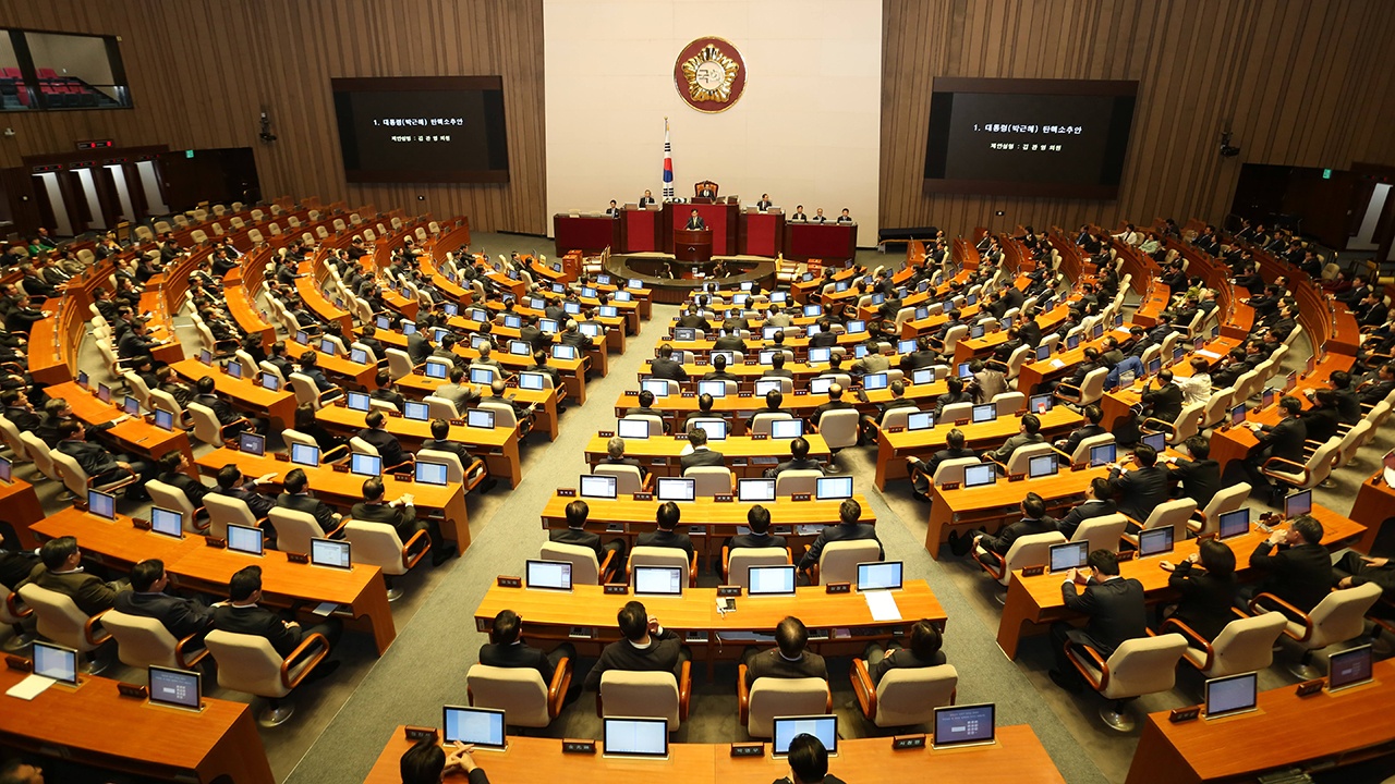 Парламент Южной Кореи рассмотрит предложение об импичменте президенту