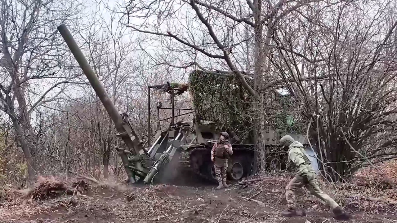 Расчет «Тюльпана» уничтожил опорник ВСУ на Красноармейском направлении