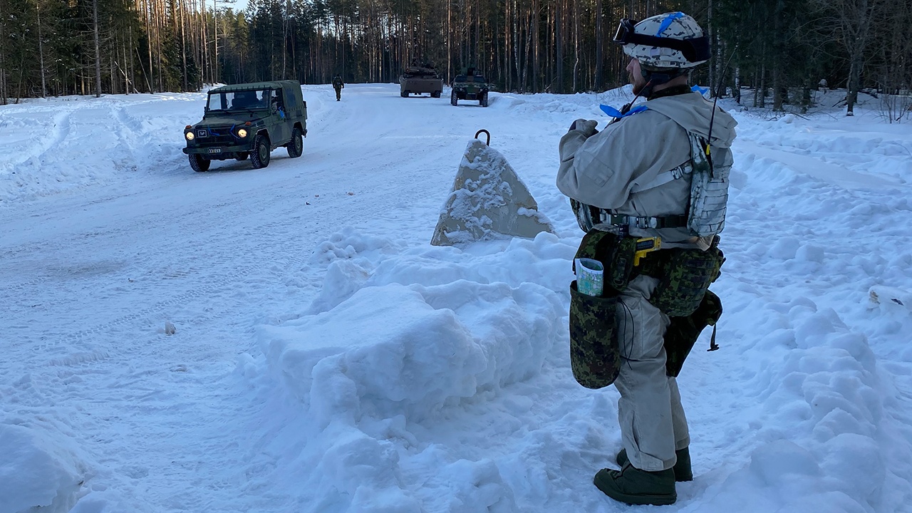 В Эстонии военные получили обморожения во время учений