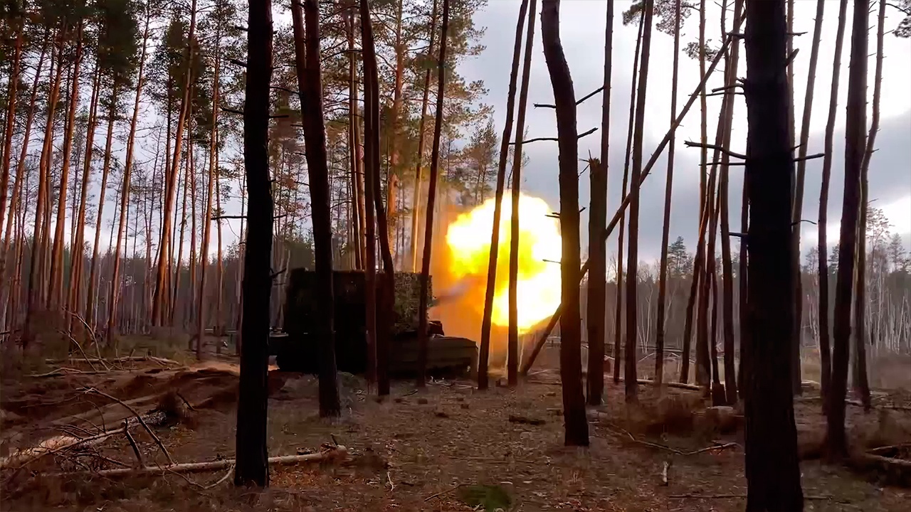 Экипажи танков Т-90М уничтожили опорный пункт с живой силой ВСУ