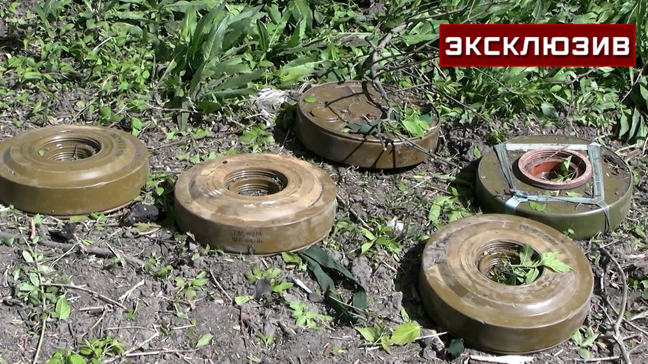 Саперы показали «подарки» от ВСУ, бежавших из Курской области Саперы показали «подарки» от ВСУ, бежавших из Курской области