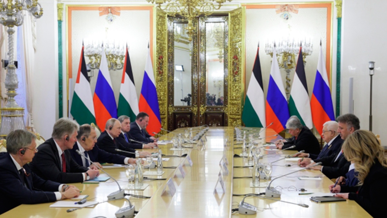 Махмуд Аббас поблагодарил Путина за поддержку Палестины Махмуд Аббас поблагодарил Путина за поддержку Палестины
