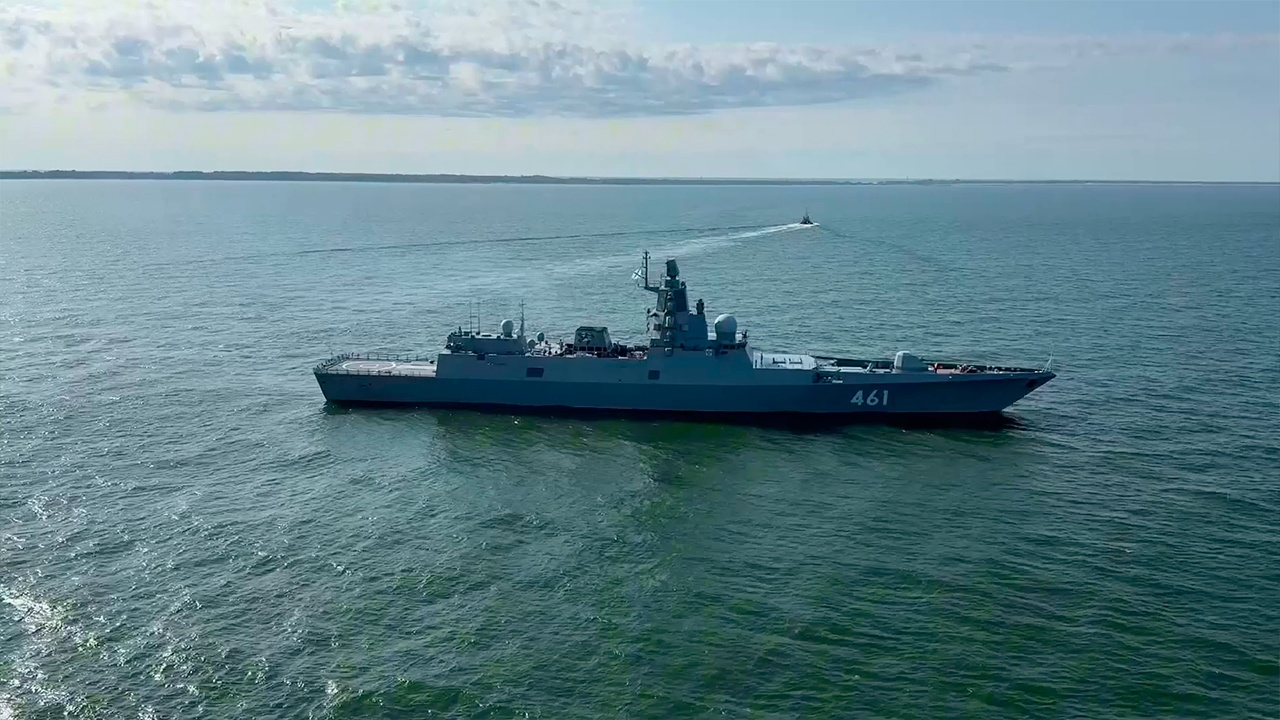 Ударная группировка ВМФ уничтожила условного противника на Балтике Ударная группировка ВМФ уничтожила условного противника на Балтике