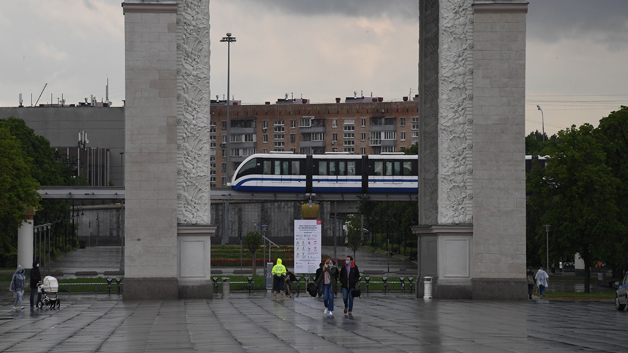 Московский монорельс завершил работу 