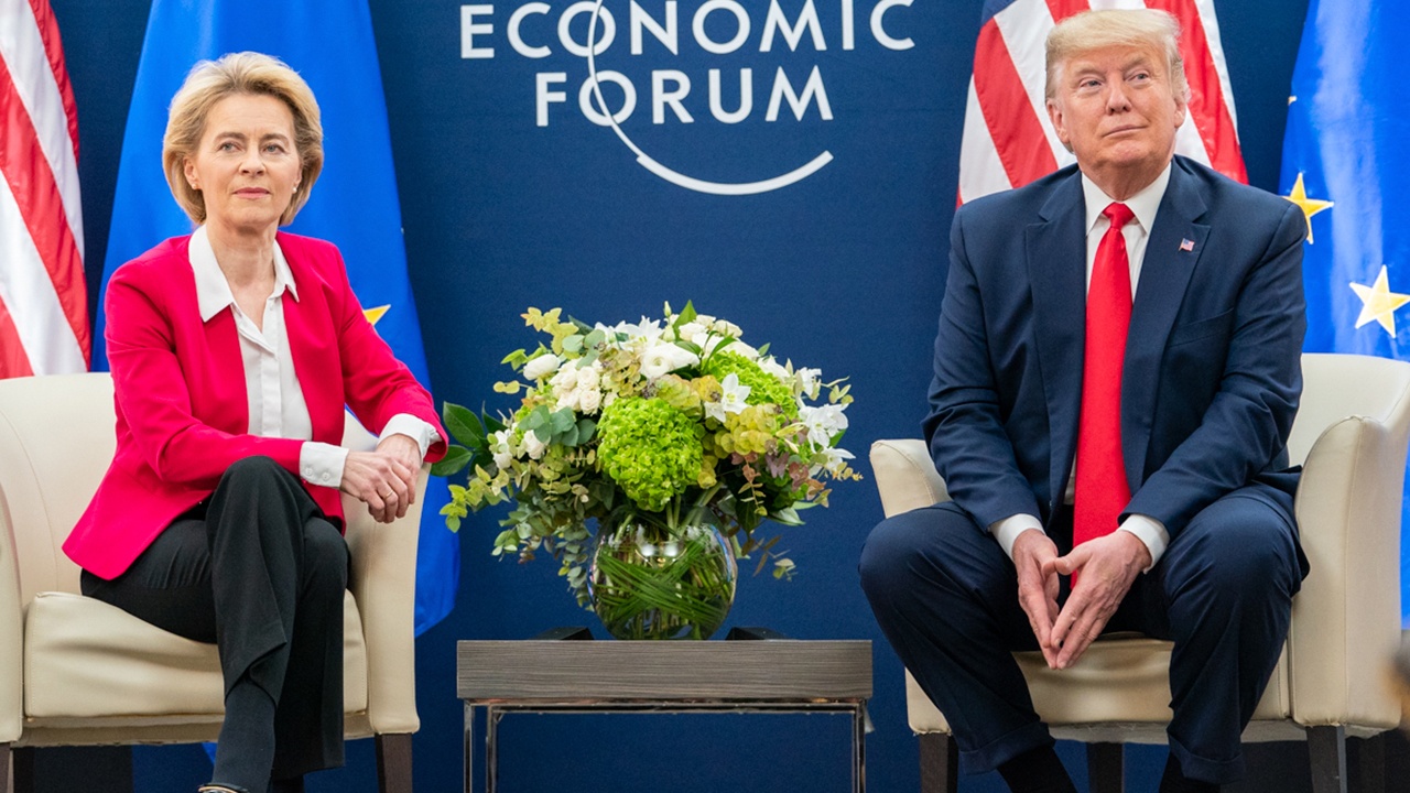 Фон дер Ляйен пригрозила США контрмерами в ответ на пошлины против ЕС Фон дер Ляйен пригрозила США контрмерами в ответ на пошлины против ЕС