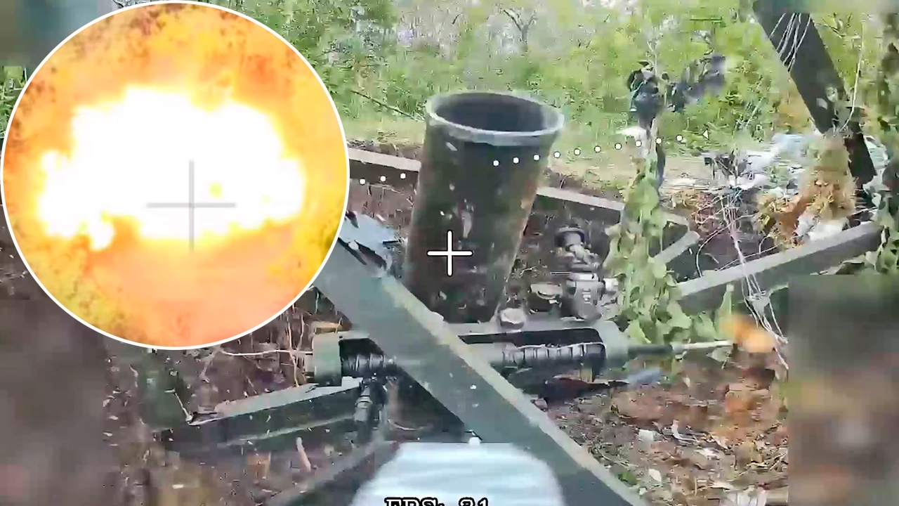 Операторы FPV-дронов уничтожили замаскированный миномет боевиков Операторы FPV-дронов уничтожили замаскированный миномет боевиков