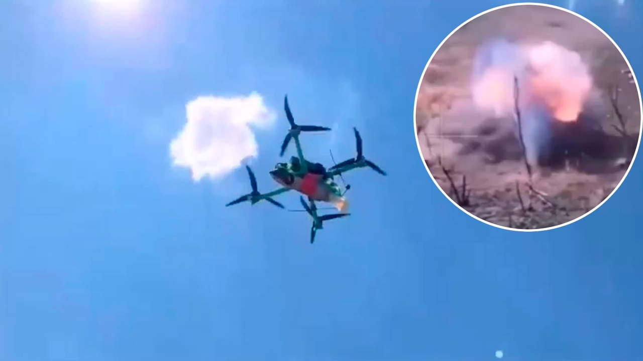 Расчет FPV-дронов разнес замаскированный блиндаж ВСУ в Запорожье Расчет FPV-дронов разнес замаскированный блиндаж ВСУ в Запорожье